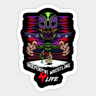 independent wrestling 4life Sticker